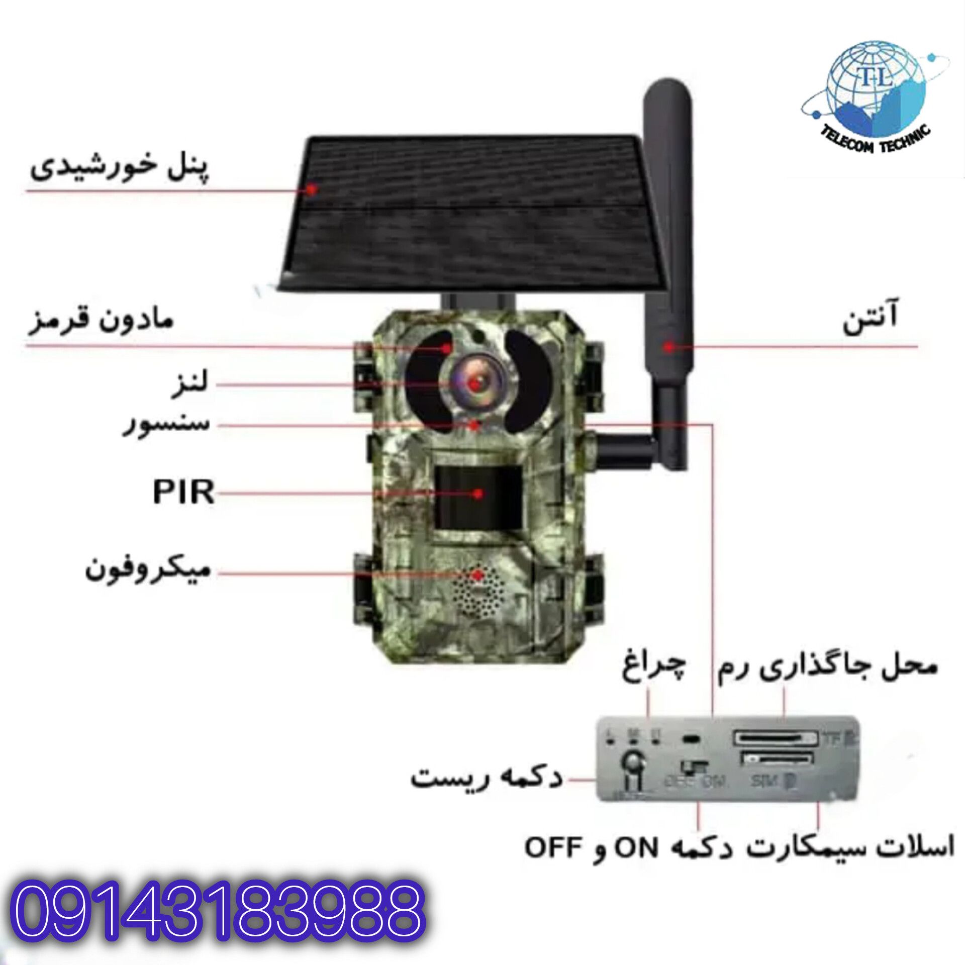 خرید دوربین مداربسته سیم‌کارتی