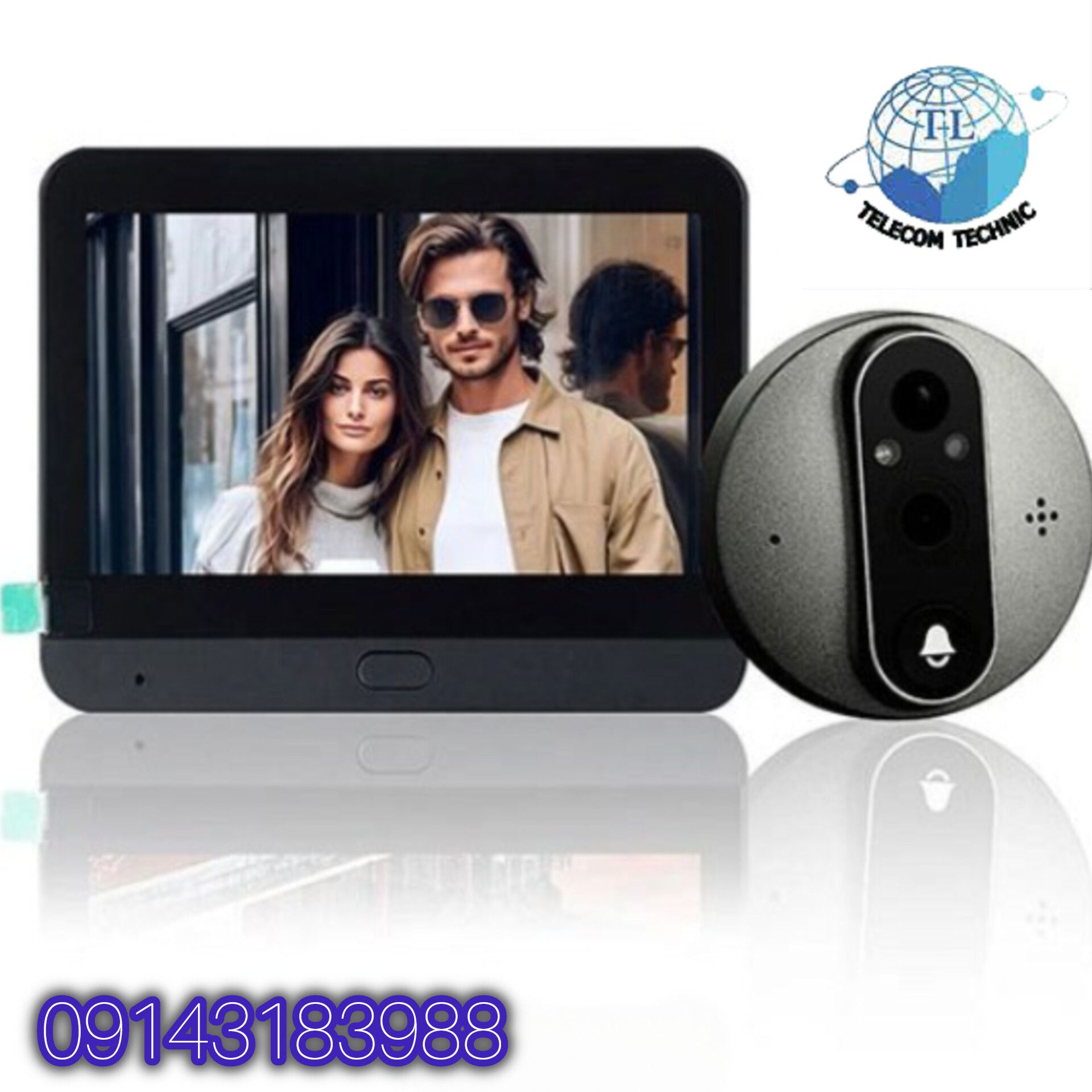 چشمی دیجیتال پشت درب CAMAX