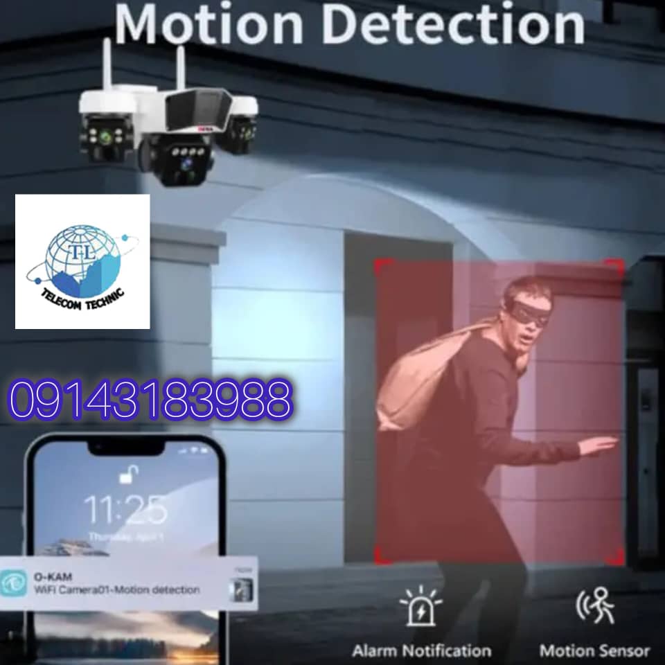 دوربین مداربسته سه لنز چرخشی 4G